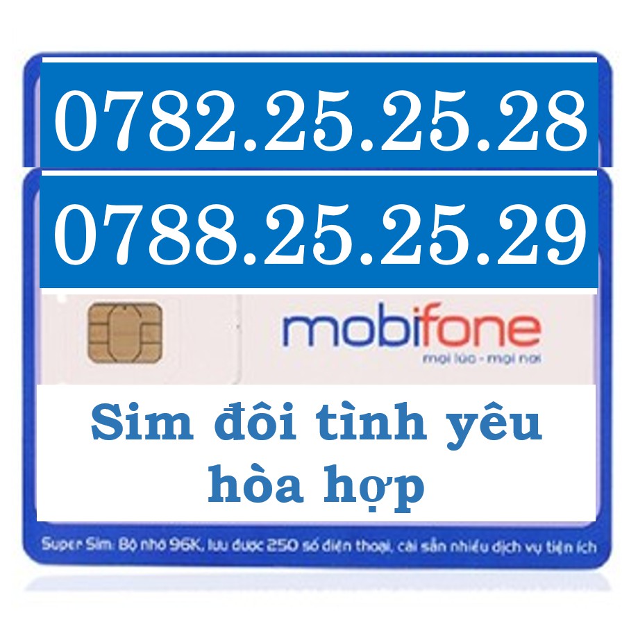 💎 Sim mobi sim cặp đôi tình nhân- cặp đôi tình bạn