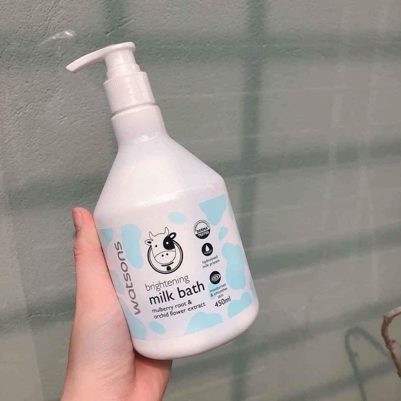 Sữa Tắm Bò Watsons Mềm Mịn Sáng Da 450ml