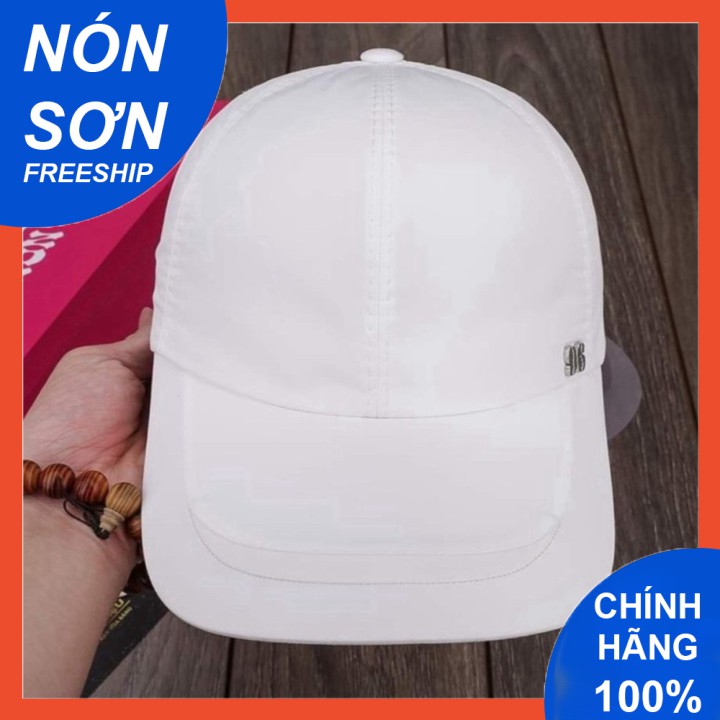 Mũ Lưỡi Trai Nón Sơn Vải Dù Trắng Khe Gió 96 Chính Hãng Hàng Chuẩn Tem 7 Màu Thời Trang Cao Cấp Mới 2021