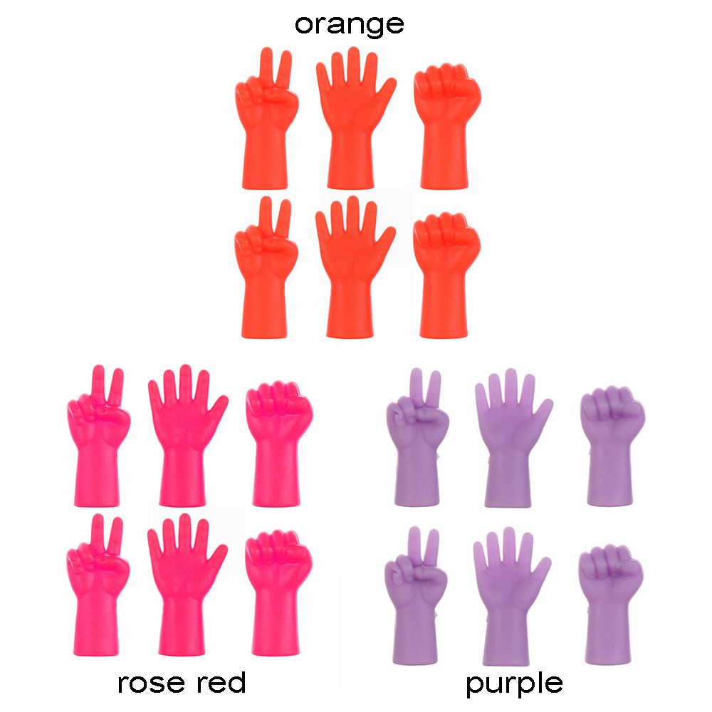 Set 6 Nút Chặn Bảo Vệ Đầu Kim Khâu Chống Trượt Nhiều Màu Tiện Dụng