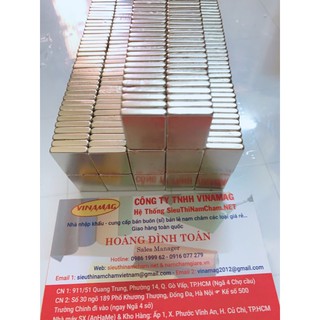 Combo ( 32 viên 20x15x3mm viên nam châm)