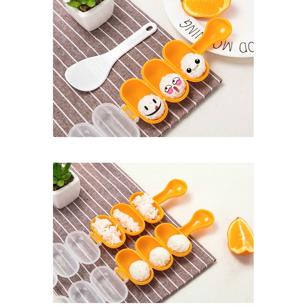 Bộ khuôn lắc cơm tạo hình cho bé ăn dặm