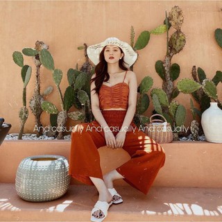 Set áo nhún ,quần ống rộng