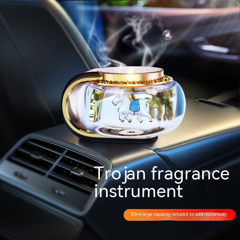 Máy Khuếch Tán Tinh Dầu Thơm Xe Hơi Sử Dụng Năng Lượng Mặt Trời