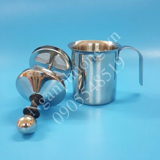 Ca đánh sữa lạnh inox 400ml