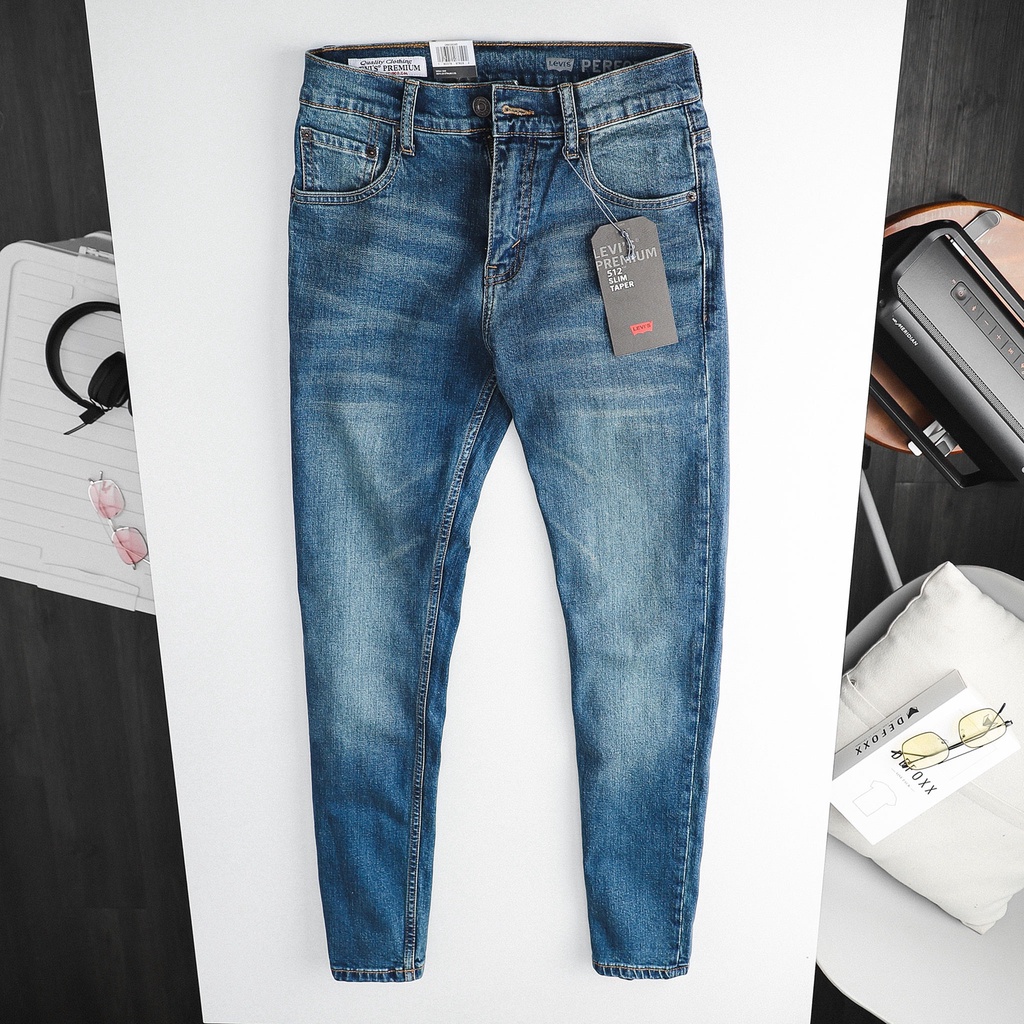 Quần jeans nam LEVIS 512 ống đứng hàng chuẩn đẹp | LA STORE MENSWEAR