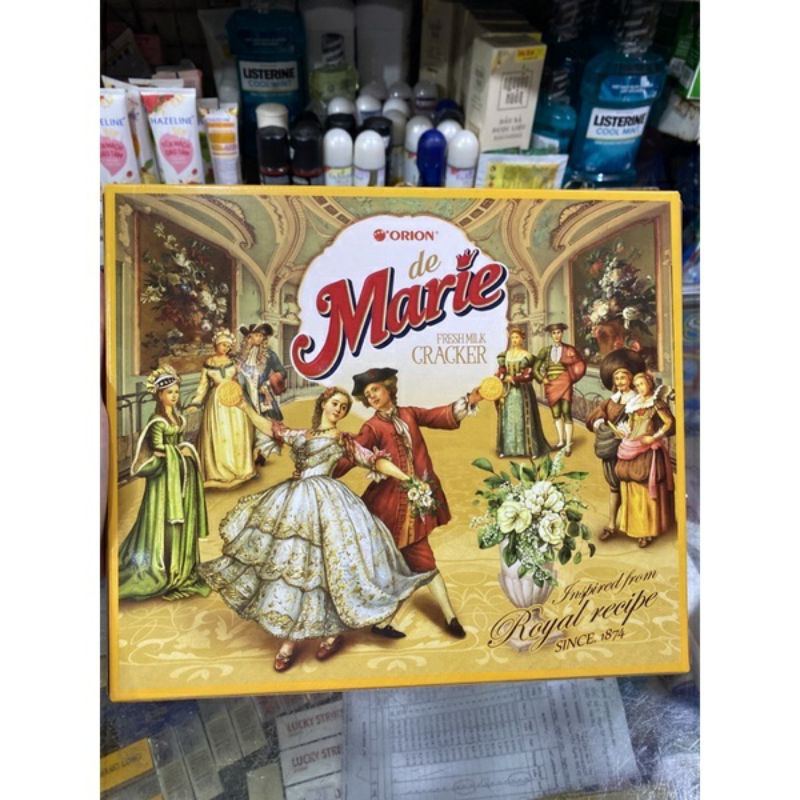 Bánh marie sữa tươi orion hộp 384g và túi 512g