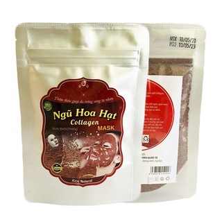 Hạt ngũ hoa đắp mặt, mặt nạ nhũ hoa hạt collagen 100G - MNH
