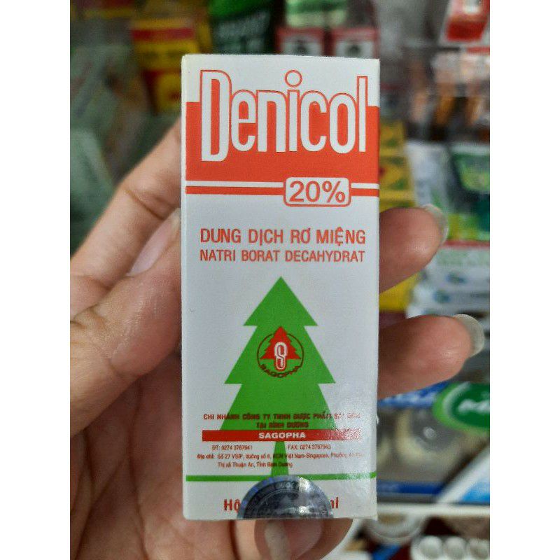 ✅  Dung Dịch Rơ Miệng Natri Borat 20%