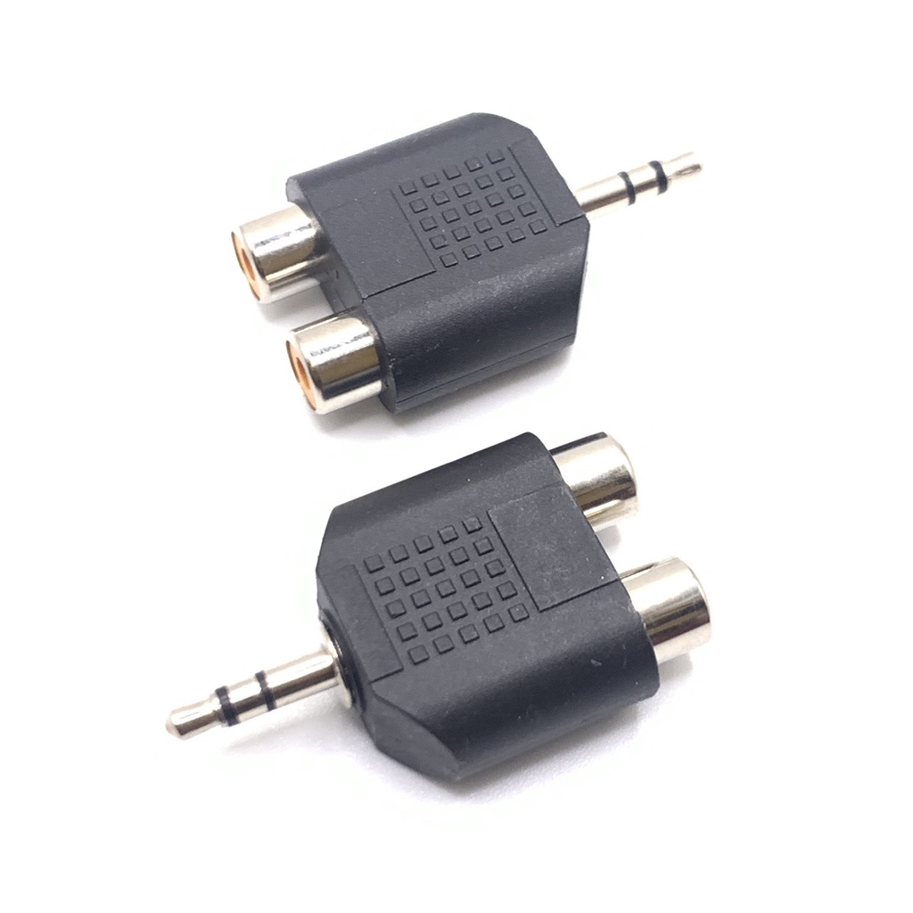 Jack 3.5  Ra 2 Đầu Hoa Sen  SAB-01 - Jack Chuyển 3.5 Chất Lượng - Đầu Chia Jack 3.5 Lỗi 1 Đổi 1 Trong 7 Ngày