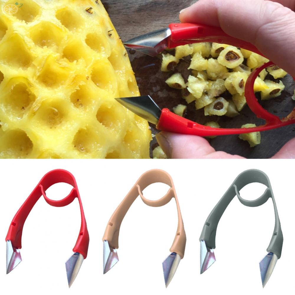 【VARSTR】2022 Pineapple Eye Peeler Clip Fruit Gadgets Household Stainless Steel