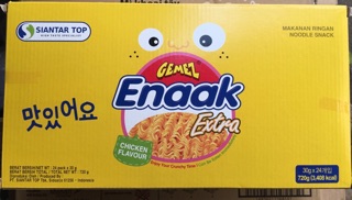 Mì trẻ em ăn liền enaak vị gà ( combo bịch 24 gói x30g)