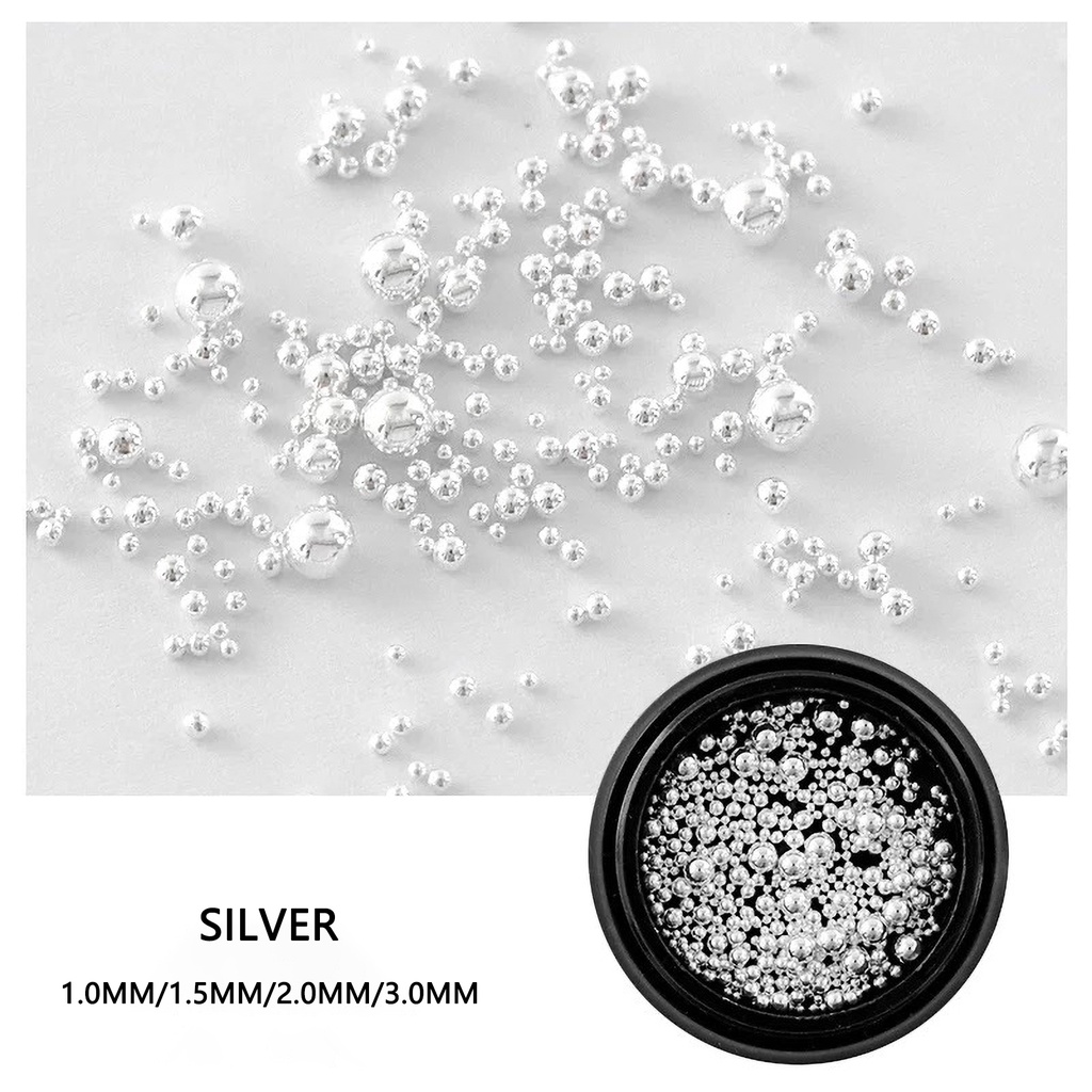 Hạt Kim Loại 3D Dùng Trang Trí Móng Tay Nghệ Thuật DIY