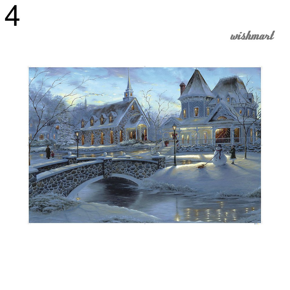 Đồ chơi ghép tranh hình khung cảnh đường phố/ quán cà phê/ cherry 1000 mảnh phù hợp làm quà tặng cho người lớn/ trẻ em