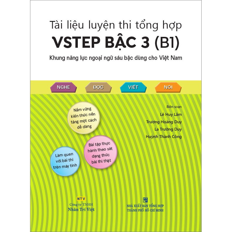 [Mã LIFEXANH24 giảm 10% đơn 99K] Sách - Tài liệu luyện thi tổng hợp VSTEP Bậc 3 - B1