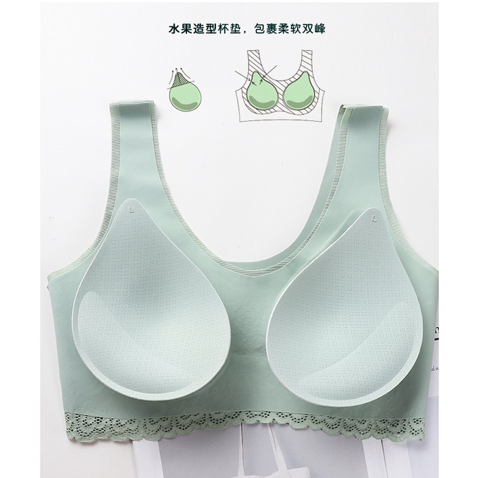 Áo Ngực Áo Lót Lụa Thái Lan 4.0 Không Gọng Hàng Mới Thiết Kế Thoải Mái Cho Nữ