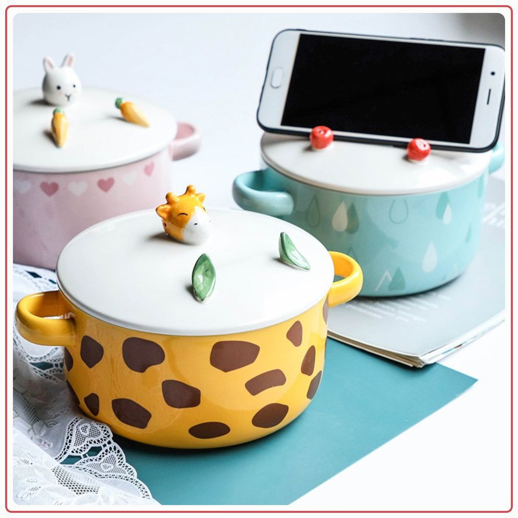 Bộ sưu tập tô sứ ăn mì ngộ nghĩnh