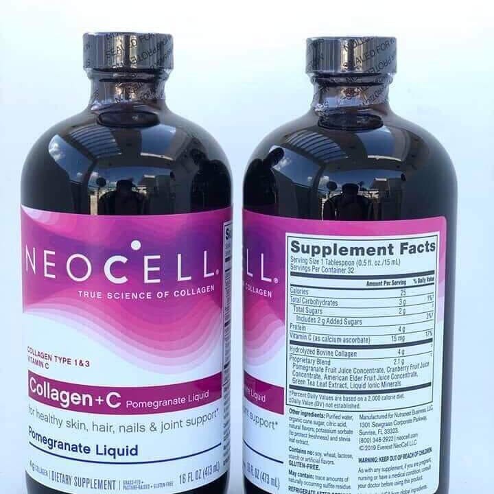Collagen lựu Neocell Mỹ