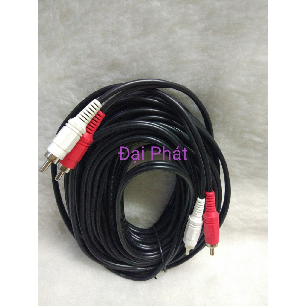 Dây AV 4 Đầu Đen Dài 5M