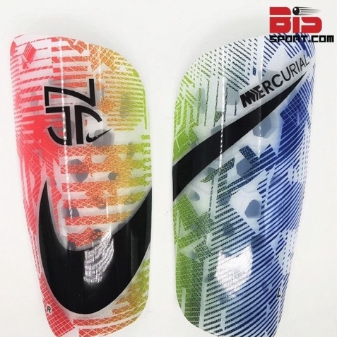 Bọc Ống Đồng Cầu Thủ Bảo Vệ Ống Khuyển Cao Cấp - Nike Mercurial Lite - Mút Đệm Mềm - Đỏ Xanh Lá