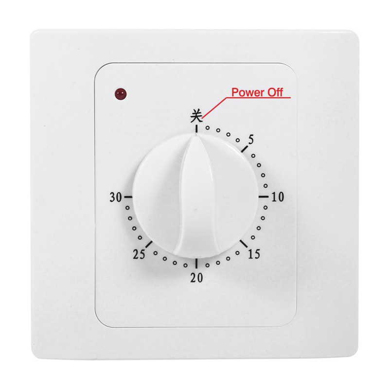 Ac 220V 10A 30Min Countdown Timer Switch Electric Digital Time Socket