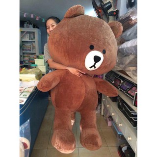 Gấu bông Brown siêu bự Khổ vải 1m7 - Chiều cao 1m5 - Hàng cao cấp siêu đẹp