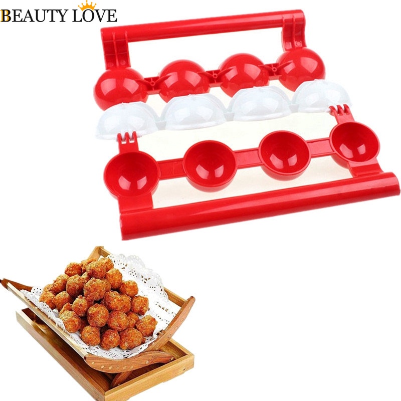 Khuôn Làm Thịt Viên / Cá Viên Bằng Silicone DIY
