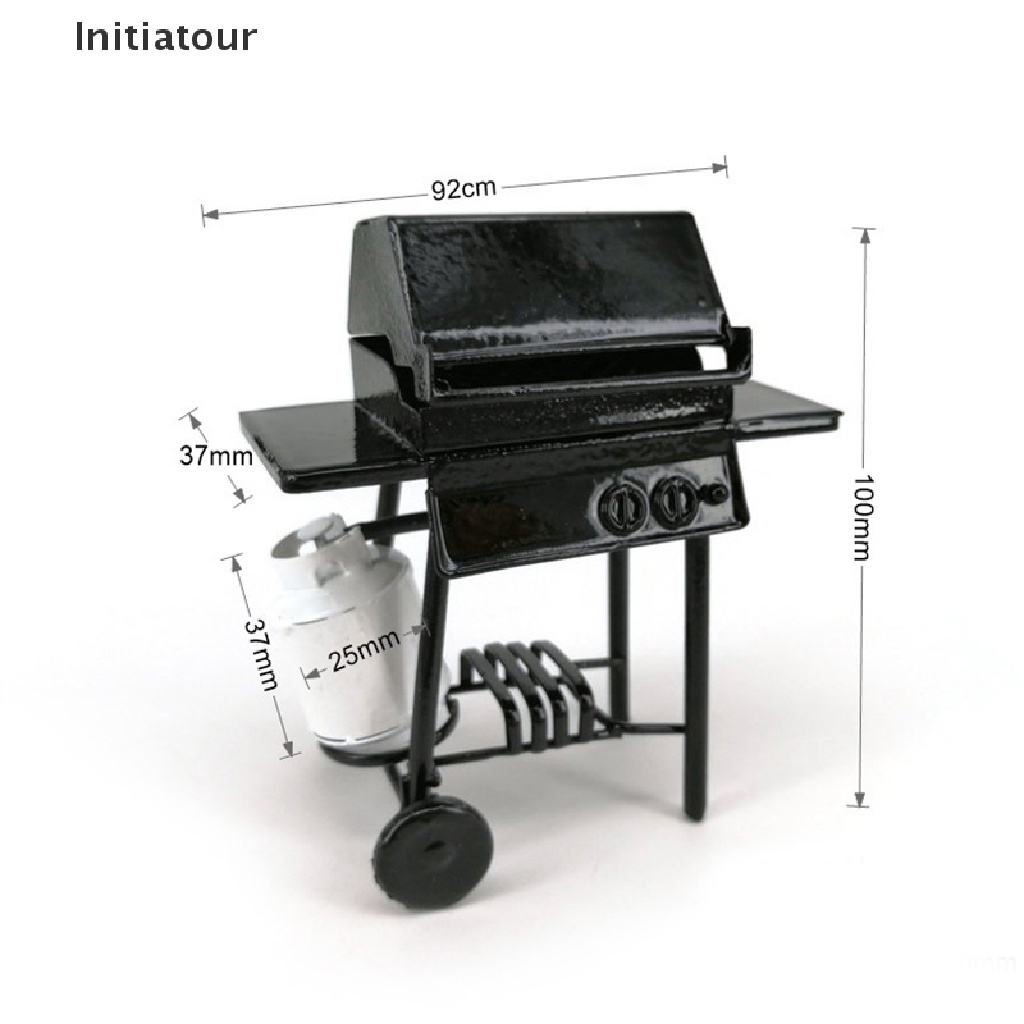Mô Hình Đồ Nướng Bbq Bằng Kim Loại Tỷ Lệ 1 / 12 Trang Trí Nhà Búp Bê