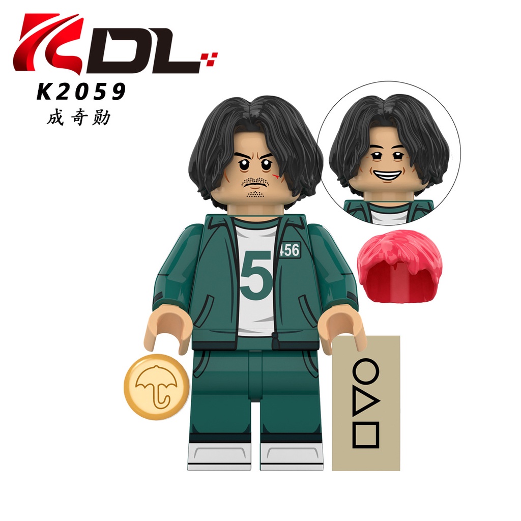 Lego Minifigures Nhân Vật Trong Trò Chơi Con Mực Squid Game KDL808 - Đồ Chơi Lắp Ráp