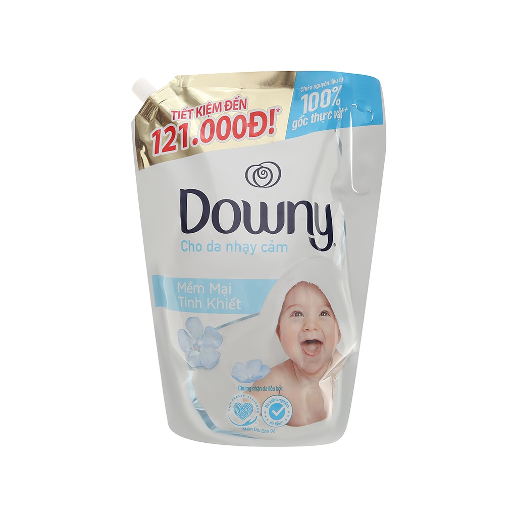 Nước xả cho bé Downy mềm mại tinh khiết túi 2.6 lít