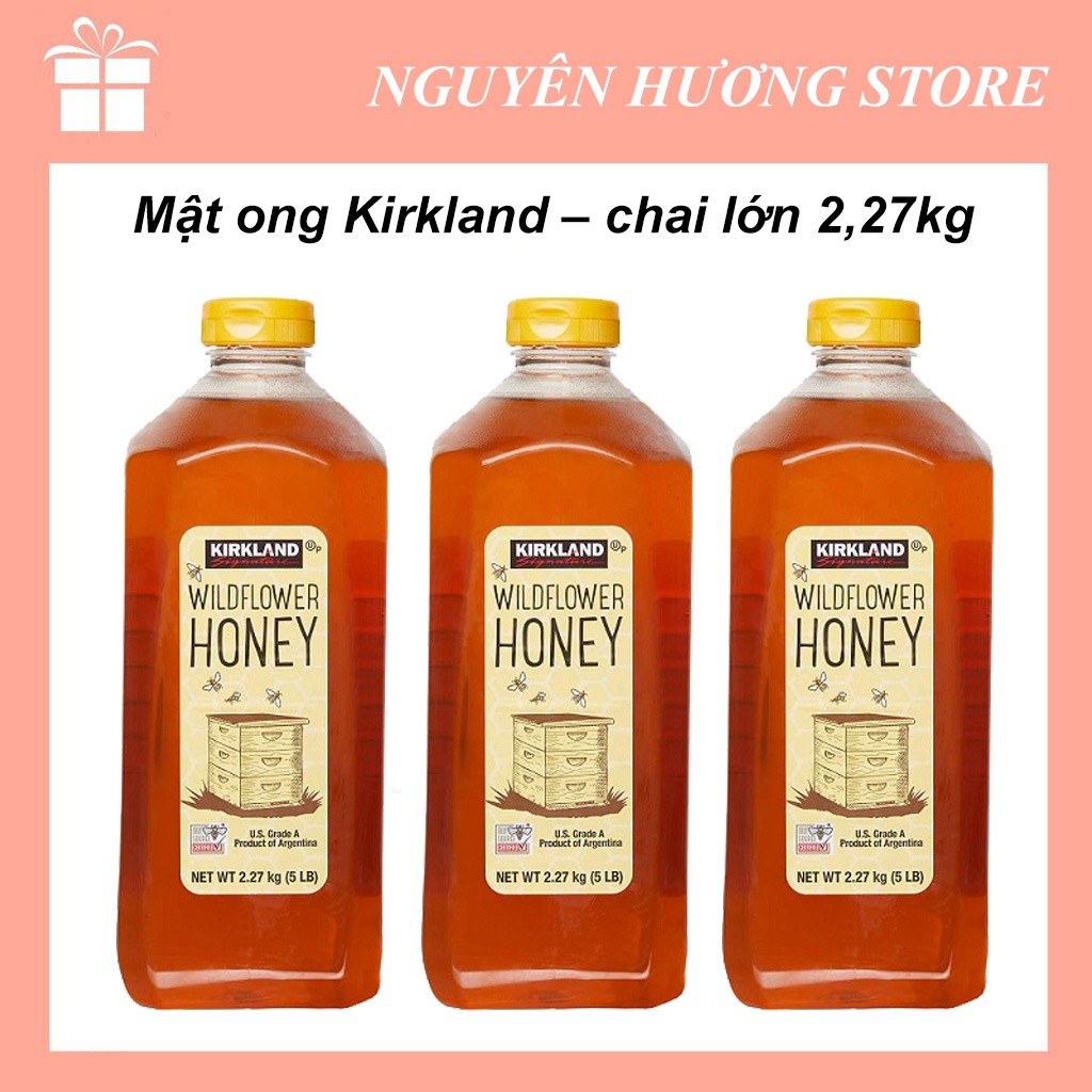 Mật Ong Kirkland Organic Honey Bears 2,27kg | Mật ong Mỹ Kirkland