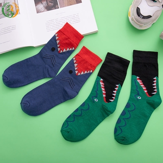 Vớ Cotton Cá Sấu Phong Cách Hip Hop Đường Phố Nhật Bản Cho Cặp Đôi