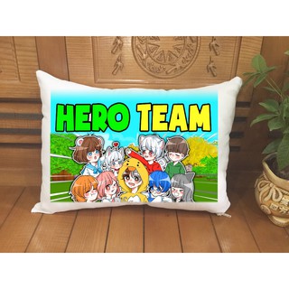 Gối ôm Gối ngủ hero team (Tặng 1  huy hiệu hero team)