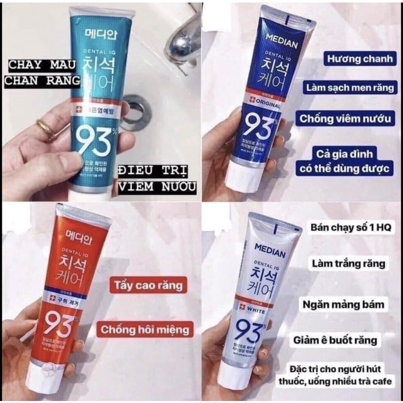 KEM ĐÁNH RĂNG MEDIAN_WHITE 93% (BẢN MỚI NHẤT)