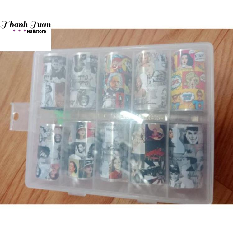 Foil dán móng dán nail các mẫu hot  - Phụ kiện đồ nail