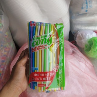 Ống hút nước bẻ cong f8 dễ uống