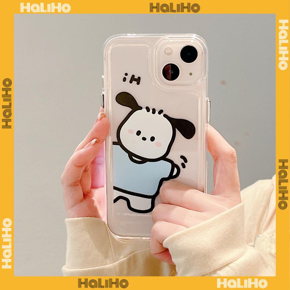 iPhone Case Silicone Soft Case Clear Case Thickened Shockproof Protection Camera Metal Button Cartoon Cute Compatible For iPhone 11 Pro Max 13 Pro Max 12 Pro Max 7Plus xr XS Max