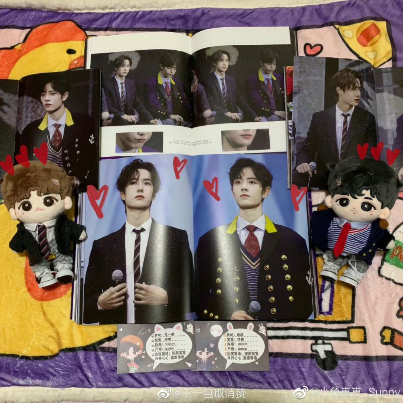 Quần áo Qutfit Nam Kinh 20cm - Vương Nhất Bác x Tiêu Chiến