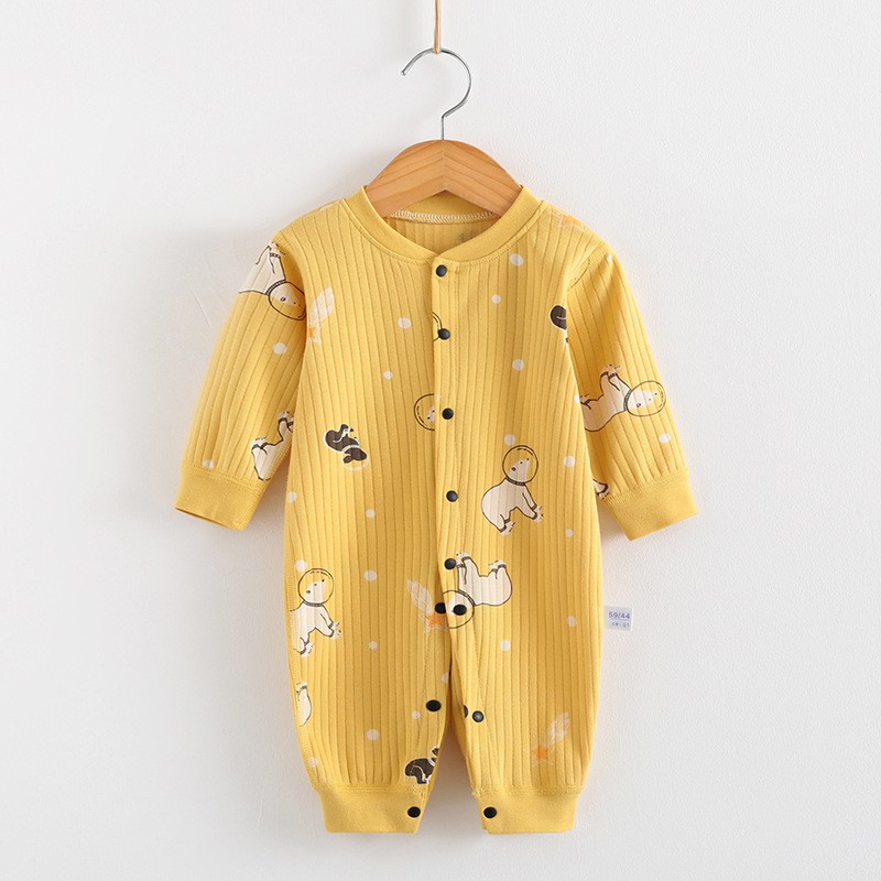 Bodysuit Body cotton dài tay cho bé trai bé gái Hàng Quảng châu xuất Nhật SL15