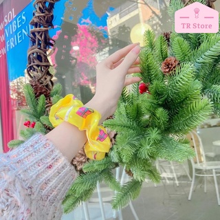 Cột tóc Scrunchies Giáng Sinh, buộc tóc Noel dịp lễ