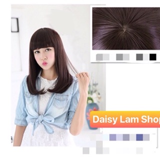 [TẶNG TRÙM LƯƠID] TÓC GIẢ NGANG VAI CÚP ĐUÔI DLS_039