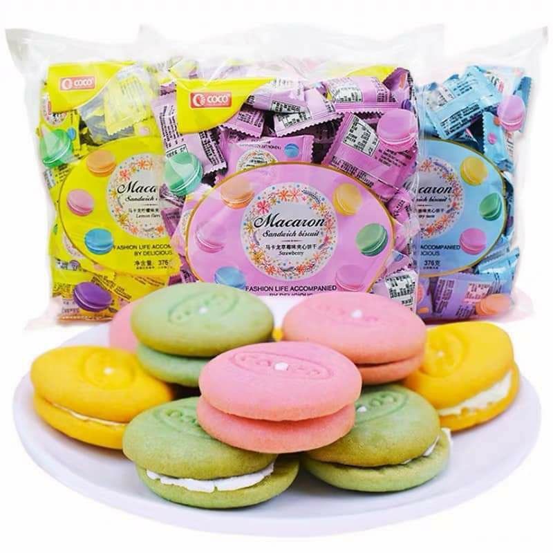 Bánh Macaron túi 338gr - 'Nữ hoàng' của thế giới bánh ngọt