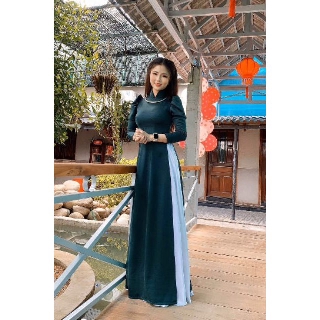 Áo dài lụa Tây Thi tay phồng