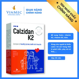 Vinmec độc quyền viên uống bổ sung canxi cavidan k2 có chứa vitamin d3 từ - ảnh sản phẩm 1