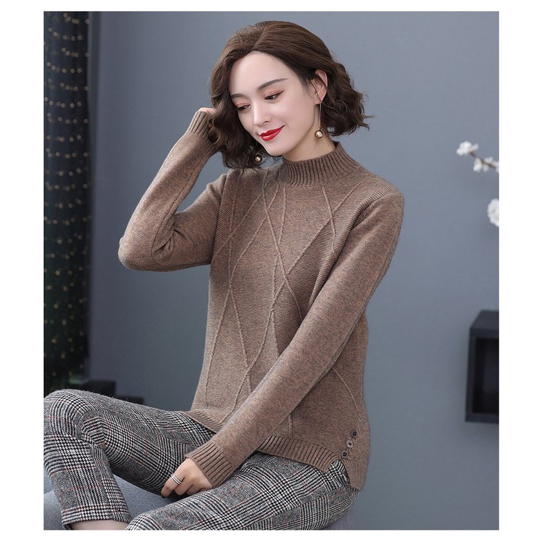 Áo len nữ dài tay Hàn Quốc mịn, đẹp - LENCY STORE -  mã ALV0050