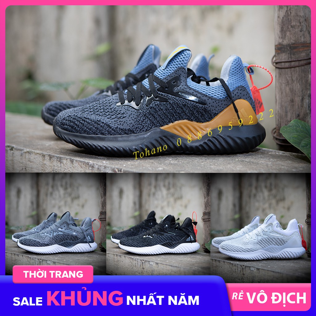 [Mã FAGREEN245 giảm tới 30K đơn 99K] Giày sneaker alphabounce beyond alphabounce muối tiêu (04 màu) giày ulzzang