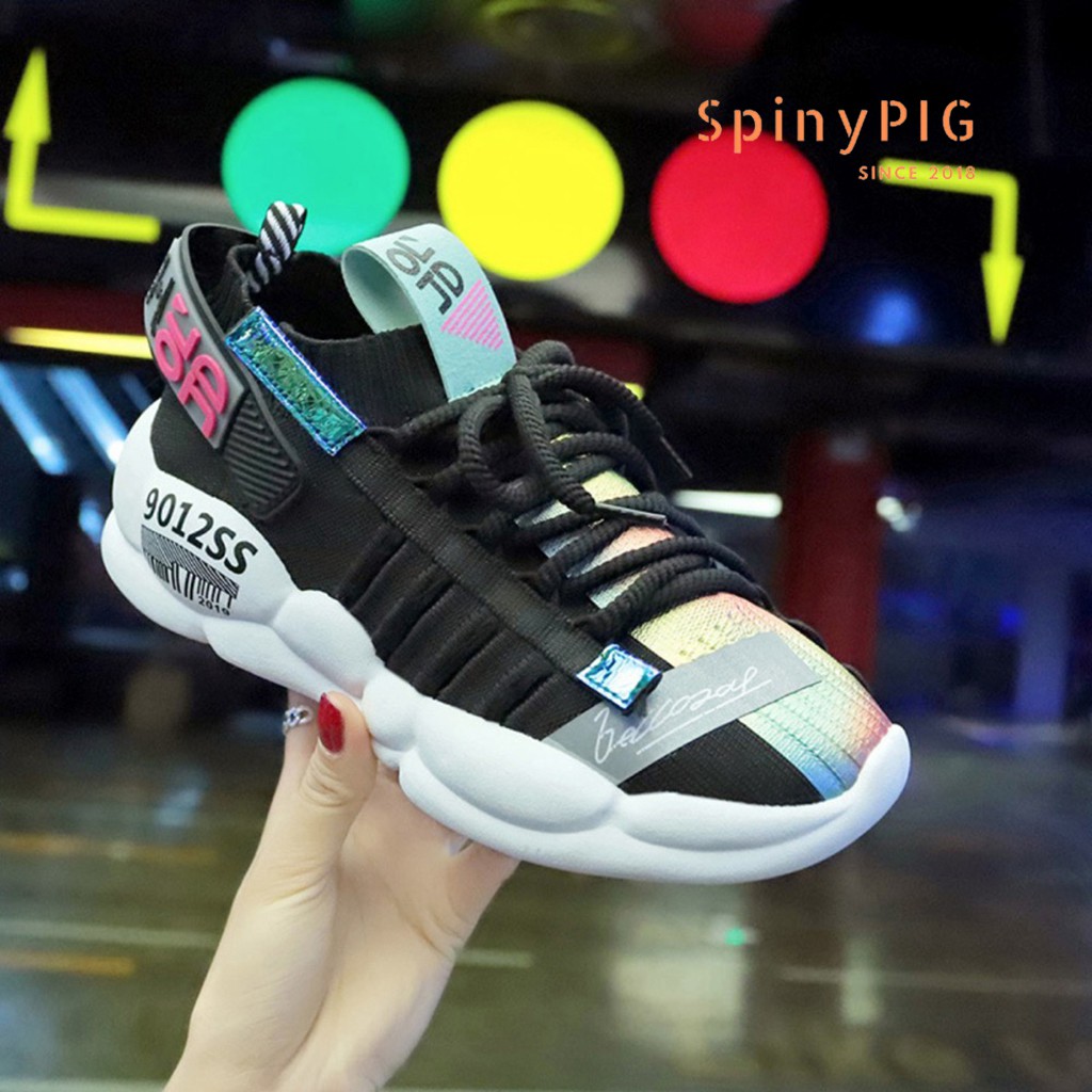 [FREESHIP-KÈM VIDEO] Giày thể thao Sneaker nữ kiểu dáng Hàn Quốc, đế mềm 4cm, tập gym, chạy bộ, đi học HOT TREND