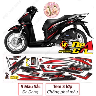Tem Xe SH 2020 phong cách mới - Nhiều lựa chọn màu sắc - Tem 3 lớp cao cấp chống phai màu