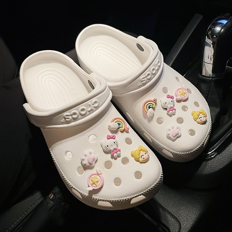 phụ kiện dép Crocs charm DIY khóa giày crocs jibbitz Nhựa trang sức Phụ kiện trang trí giày crocs nút trang trí giày trẻ em Dép Sandal Đồ trang sức Quà tặng sáng tạo món quà đặc biệt