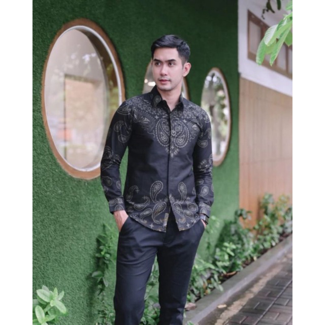 Áo Sơ Mi batik Viền batik Layer Thời Trang Công Sở solo